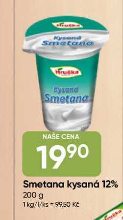 Hruška Smetana kysaná 12% 200 g 