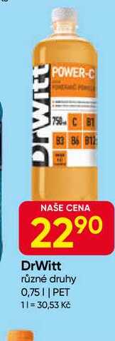 DrWitt různé druhy 0,75l