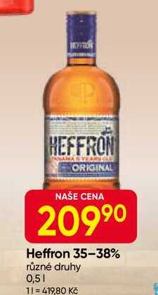 Heffron 35-38% různé druhy 0,5l
