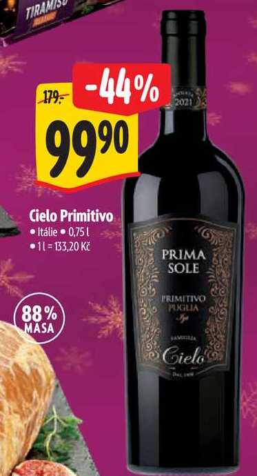 Cielo Primitivo 0,75 l