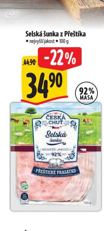 Selská šunka z Přeštíka 100 g