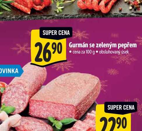 Gurmán se zeleným pepřem 100 g