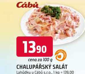 CHALUPÁŘSKÝ SALÁT 100g