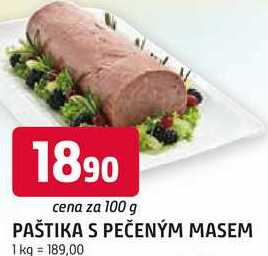PAŠTIKA S PEČENÝM MASEM 100 g