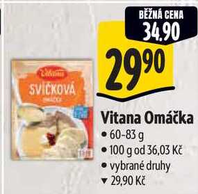 Vitana Omáčka, 60-83 g