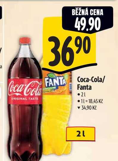 Coca-Cola/Fanta, 2 l