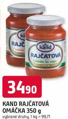 KAND RAJČATOVÁ OMÁČKA 350 g 