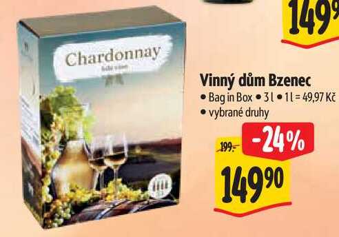 Vinný dům Bzenec, 3 l