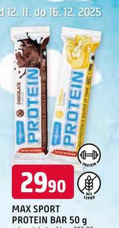 MAX SPORT PROTEIN BAR 50 g