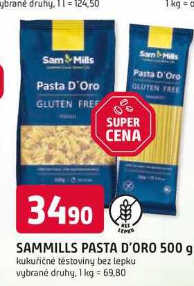 SAMMILLS PASTA D'ORO 500 g 