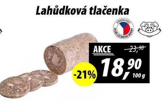 Lahůdková tlačenka, 100 g