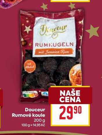 Douceur Rumové koule 200 g