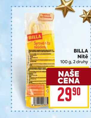 BILLA Nitě 100 g