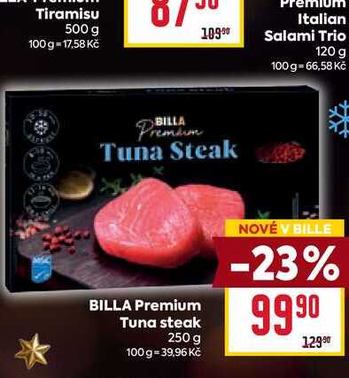 BILLA Premium Tuna steak 250 g 