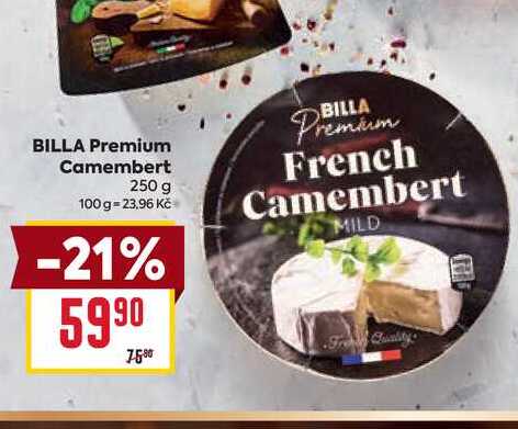 BILLA Premium Camembert 250 g 