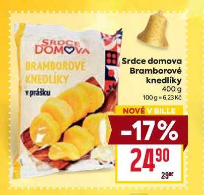 Srdce domova Bramborové knedlíky 400 g