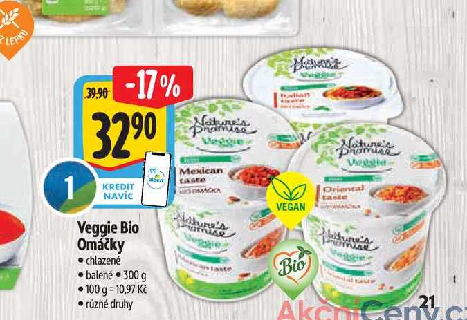   Veggie Bio Omáčky 300 g