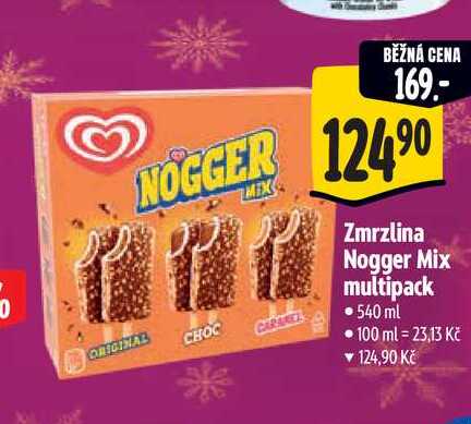  Zmrzlina Nogger Mix multipack  540 ml  