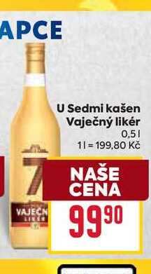 U Sedmi kašen Vaječný likér 0,5l
