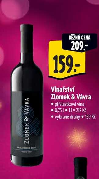 Vinařství Zlomek & Vávra 0,75 l