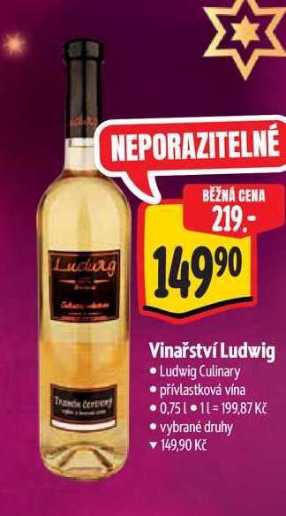 Vinařství Ludwig 0,75 l