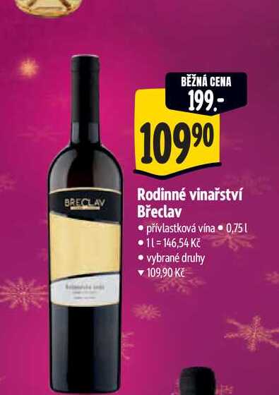 Rodinné vinařství Břeclav 0,75 l