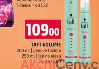 TAFT VOLUME 200 ml pěnové tužidlo 250 ml lak na vlasy