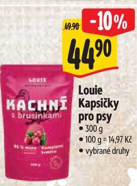 Louie Kapsičky pro psy, 300 g