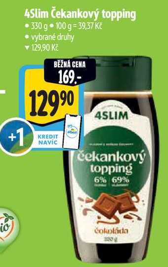 4Slim Čekankový topping, 330 g