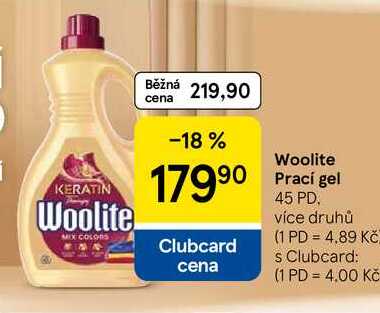 Woolite Prací gel, 45 PD, více druhů 