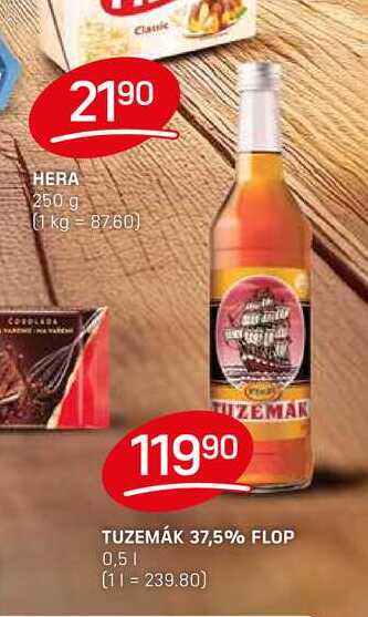 TUZEMÁK 37,5% FLOP 0,5l