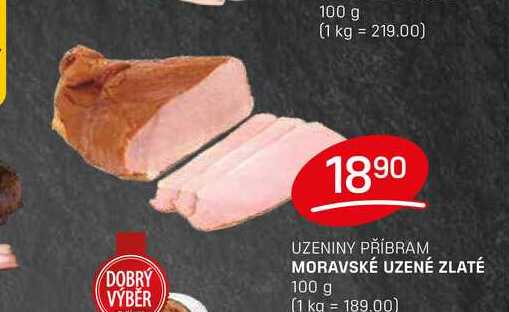 MORAVSKÉ UZENÉ ZLATÉ 100 g