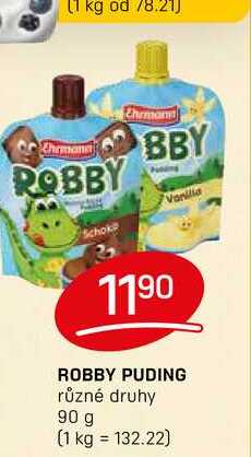 ROBBY PUDING různé druhy 90 g  
