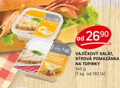 SÝROVÁ POMAZÁNKA NA TOPINKY 140 g 