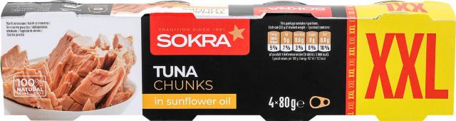 Sokra Tuňák kousky v oleji