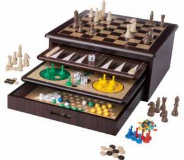 OWIM Dřevěná sada her 10v1 cena za 1 sadu