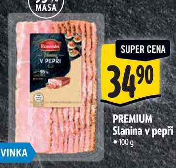 PREMIUM Slanina v pepři, 100 g 