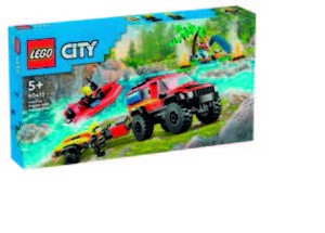 LEGO® City
60412 Hasičský vůz 4×4
a záchranný člun