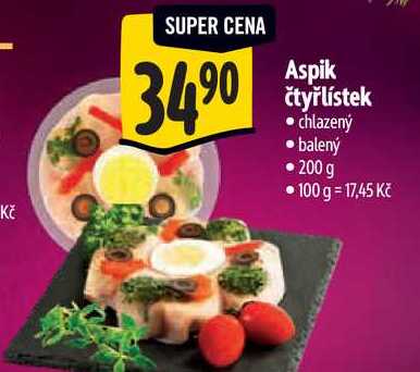 Aspik čtyřlístek, 200 g
