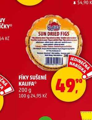 FÍKY SUŠENÉ KALIFA, 200 g
