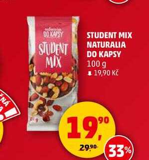 STUDENT MIX NATURALIA DO KAPSY, 100 g 