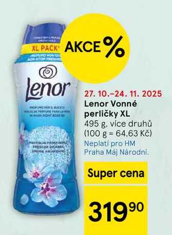 Lenor Vonné perličky XL, 495 g