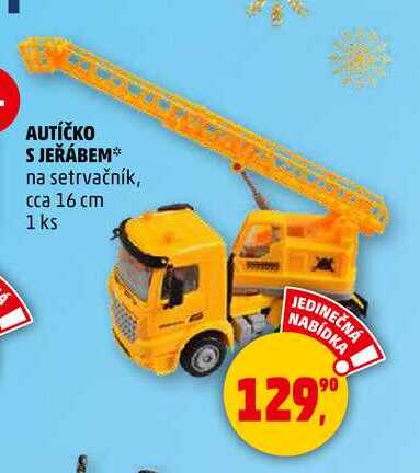 AUTÍČKO S JEŘÁBEM, 1 ks