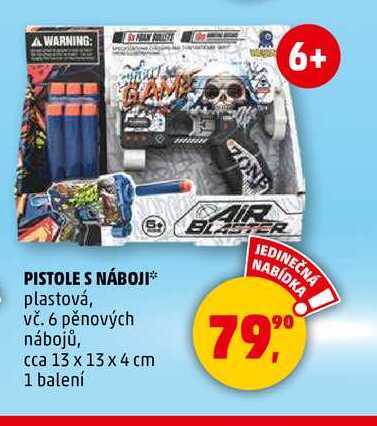 PISTOLE S NÁBOJI, 1 balení