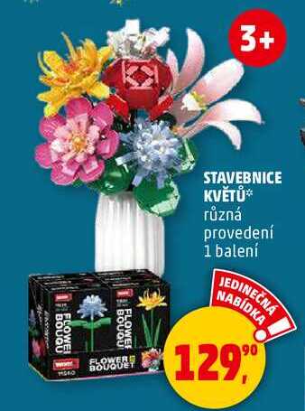 STAVEBNICE KVĚTŮ, 1 balení
