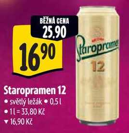 Staropramen 12, 0,5 l
