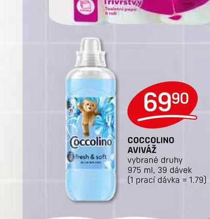 COCCOLINO AVIVÁŽ vybrané druhy 975 ml, 39 dávek 