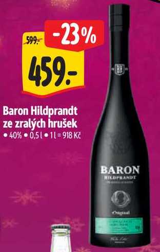 Baron Hildprandt ze zralých hrušek, 0,7 l