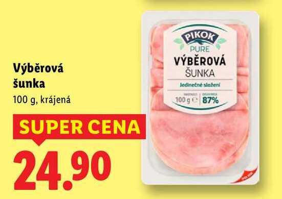 Výběrová šunka, 100 g