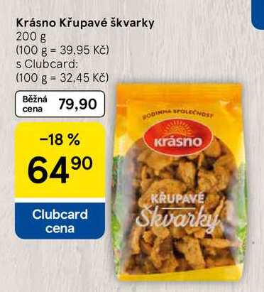 Krásno Křupavé škvarky, 200 g  